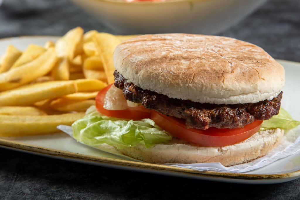 Beef Burger Usta Charcoal Grill