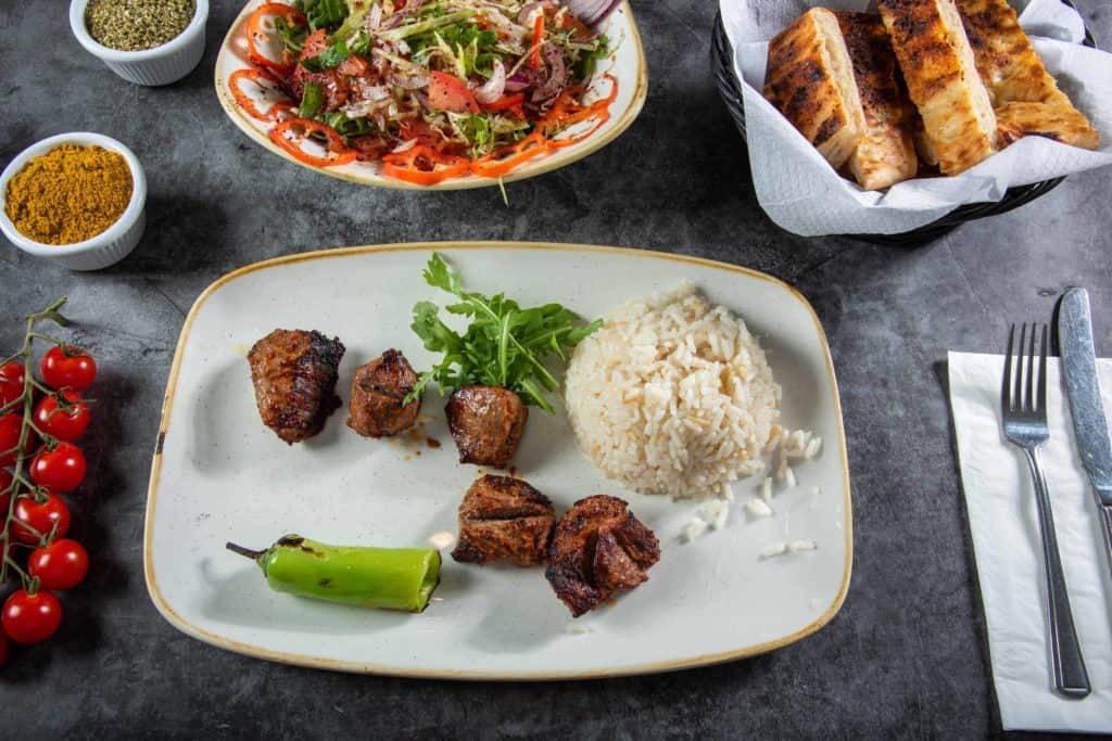 Lamb Shish Usta Charcoal Grill