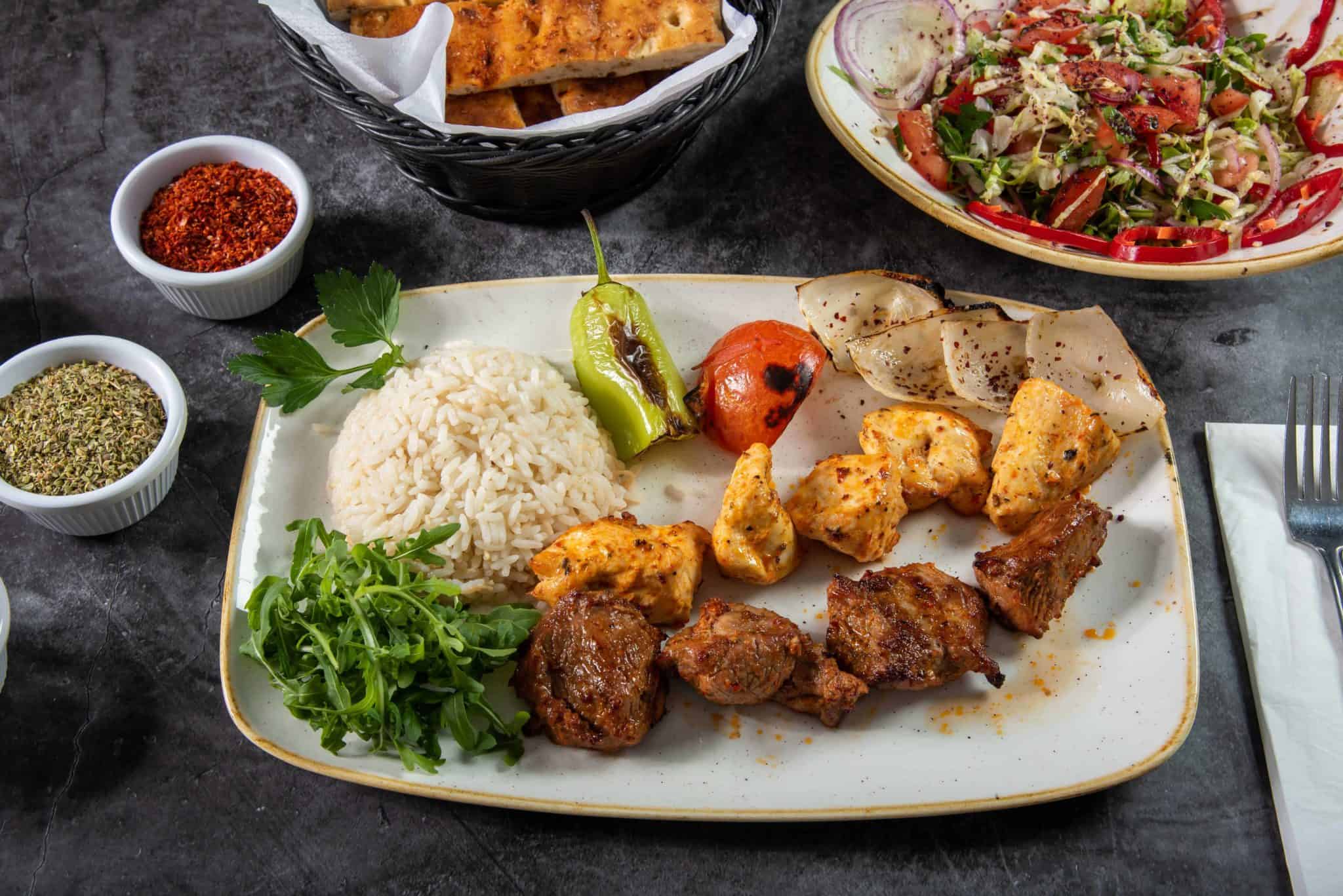 Mixed Shish Usta Charcoal Grill